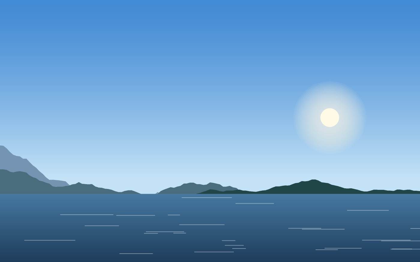 Landschapsillustratie