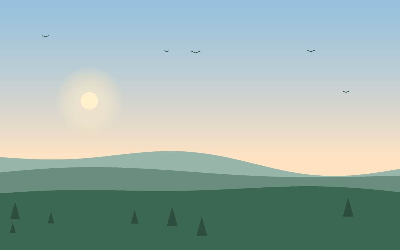 Landschapsillustratie