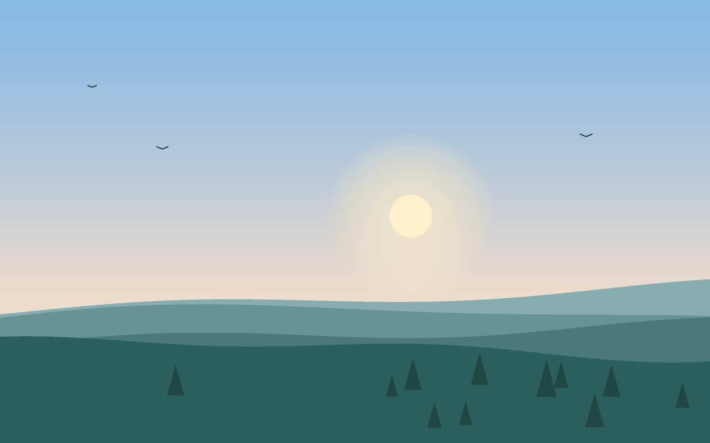 Landschaftsillustration
