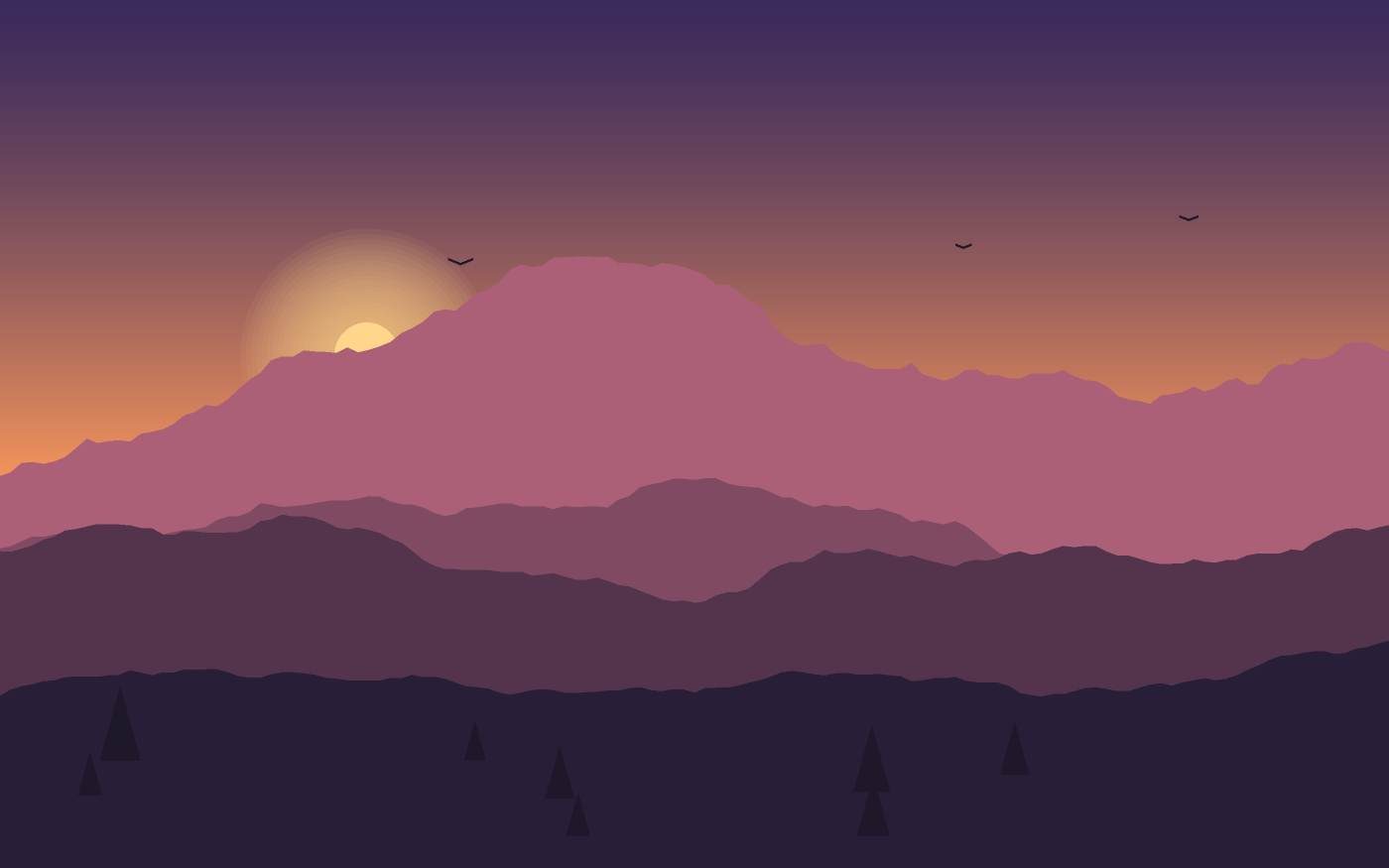 Landschaftsillustration