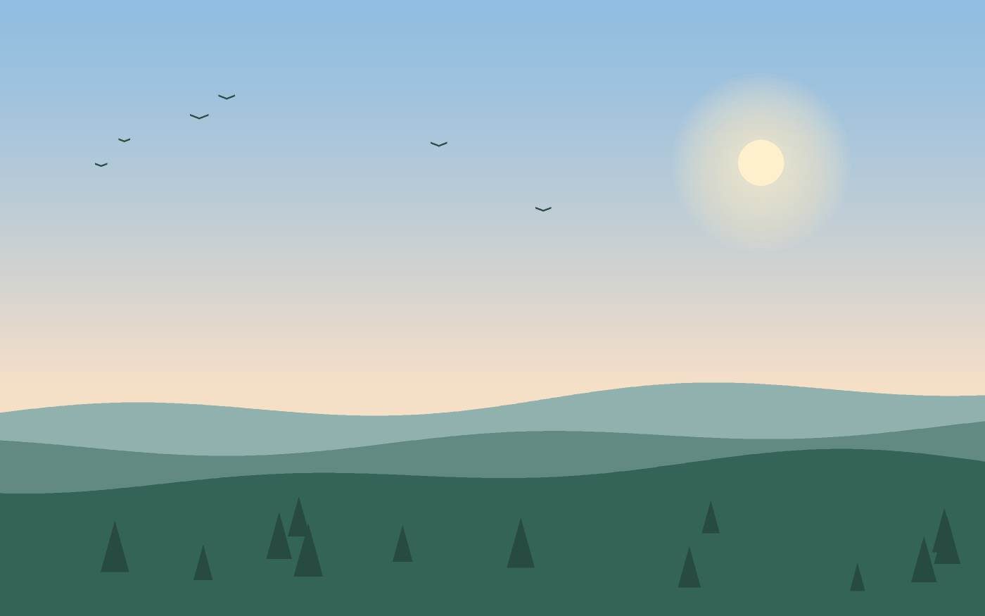 Landschaftsillustration
