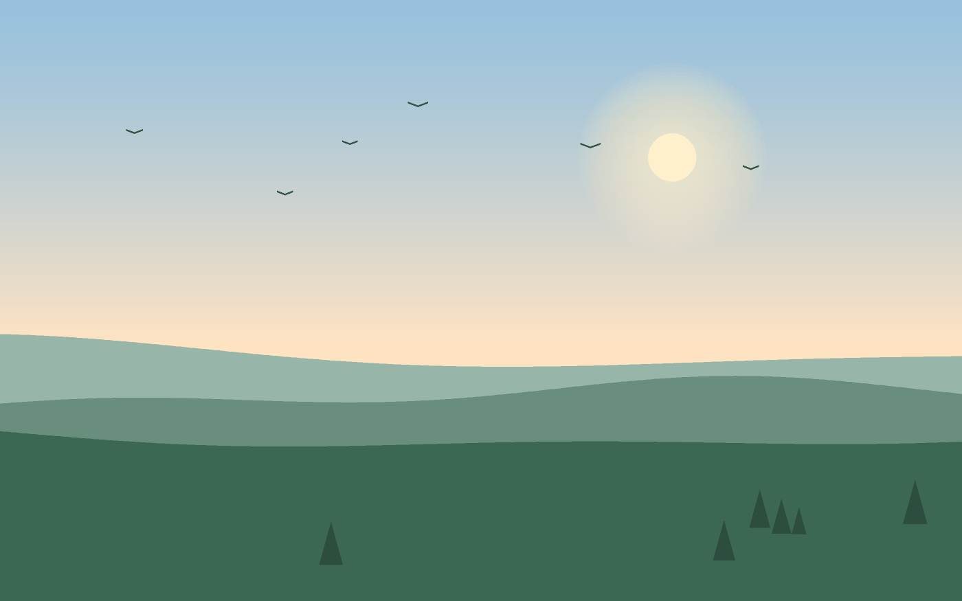 Landschaftsillustration