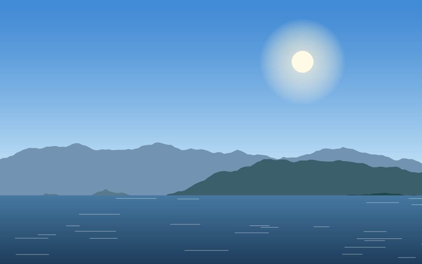 Landschaftsillustration