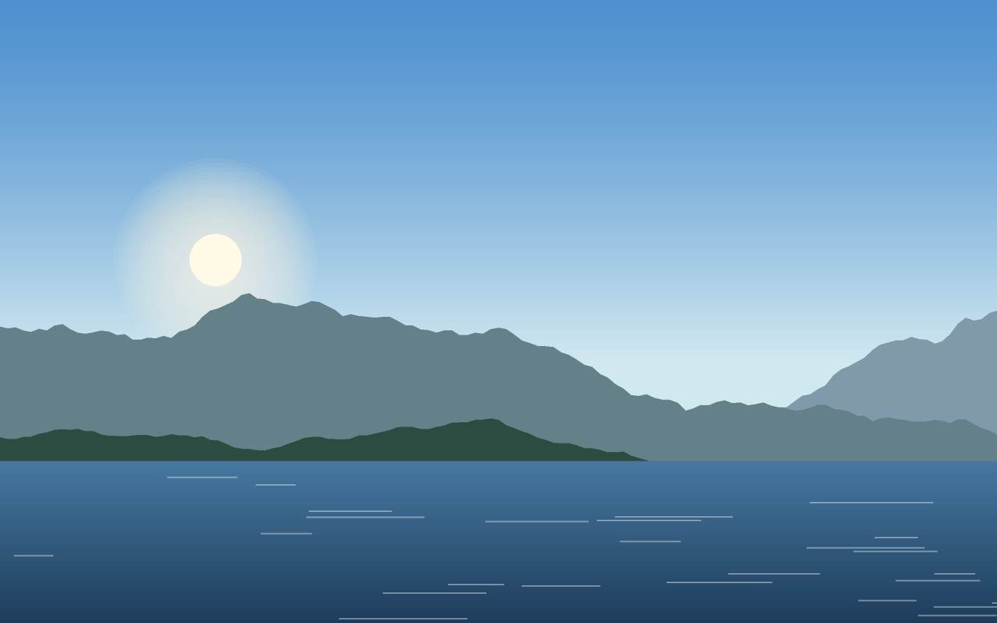 Ilustración de un paisaje