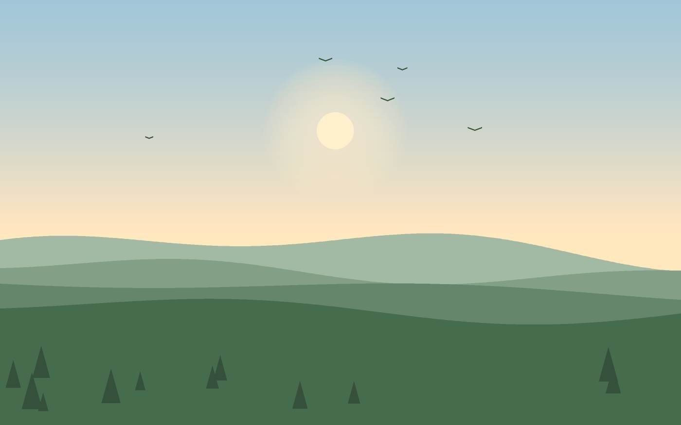 Landschapsillustratie
