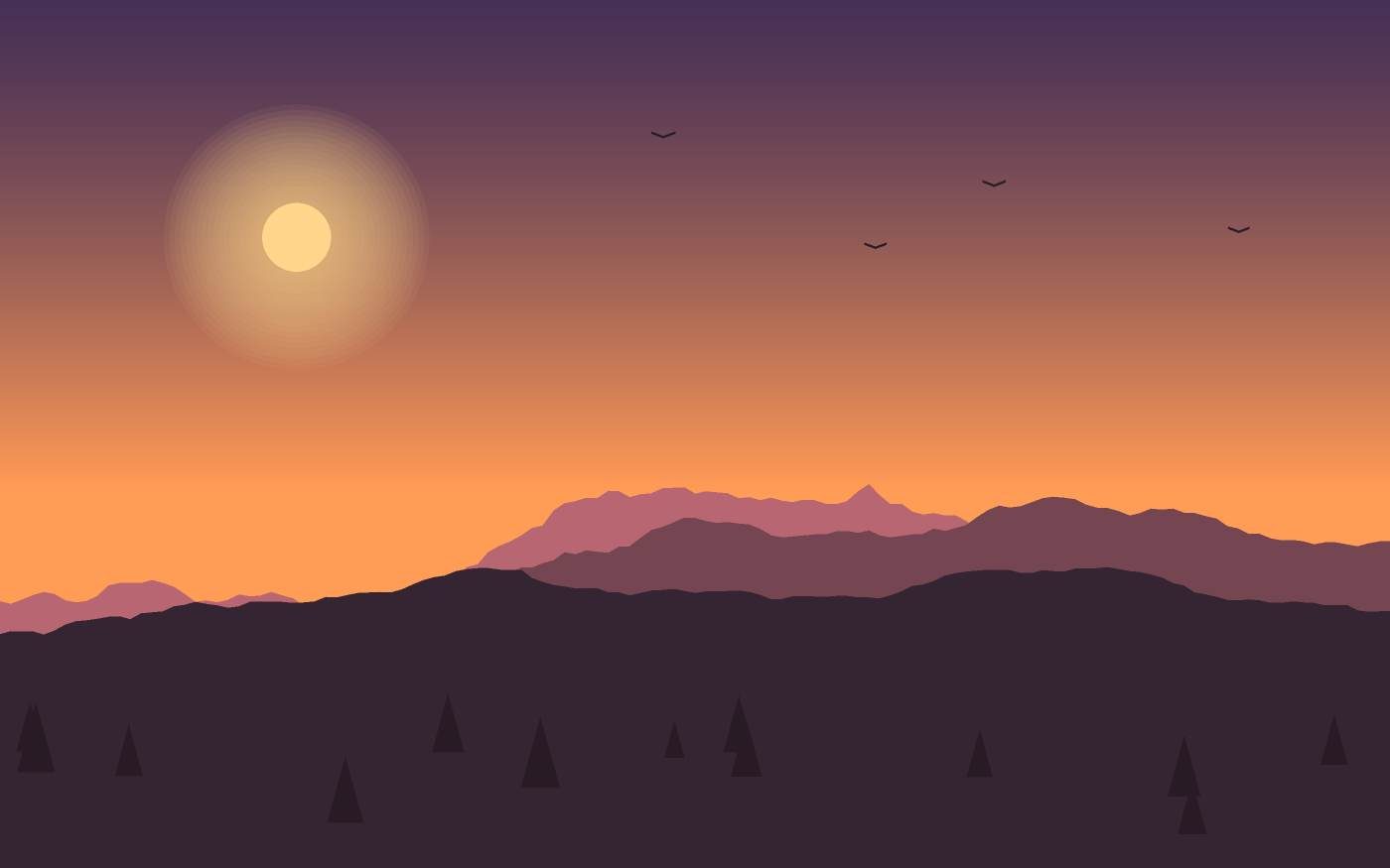 Ilustracja krajobrazu