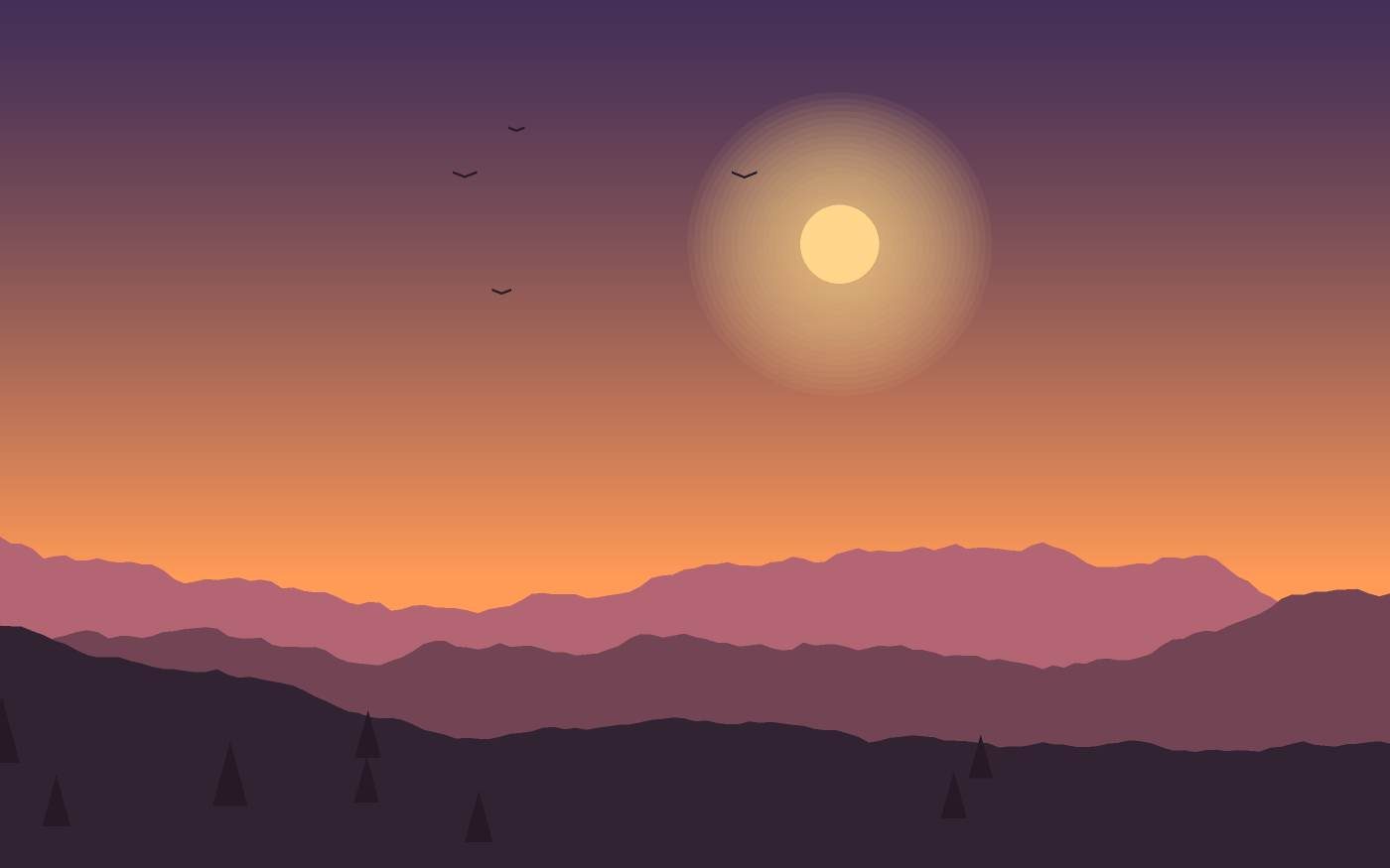 Ilustracja krajobrazu