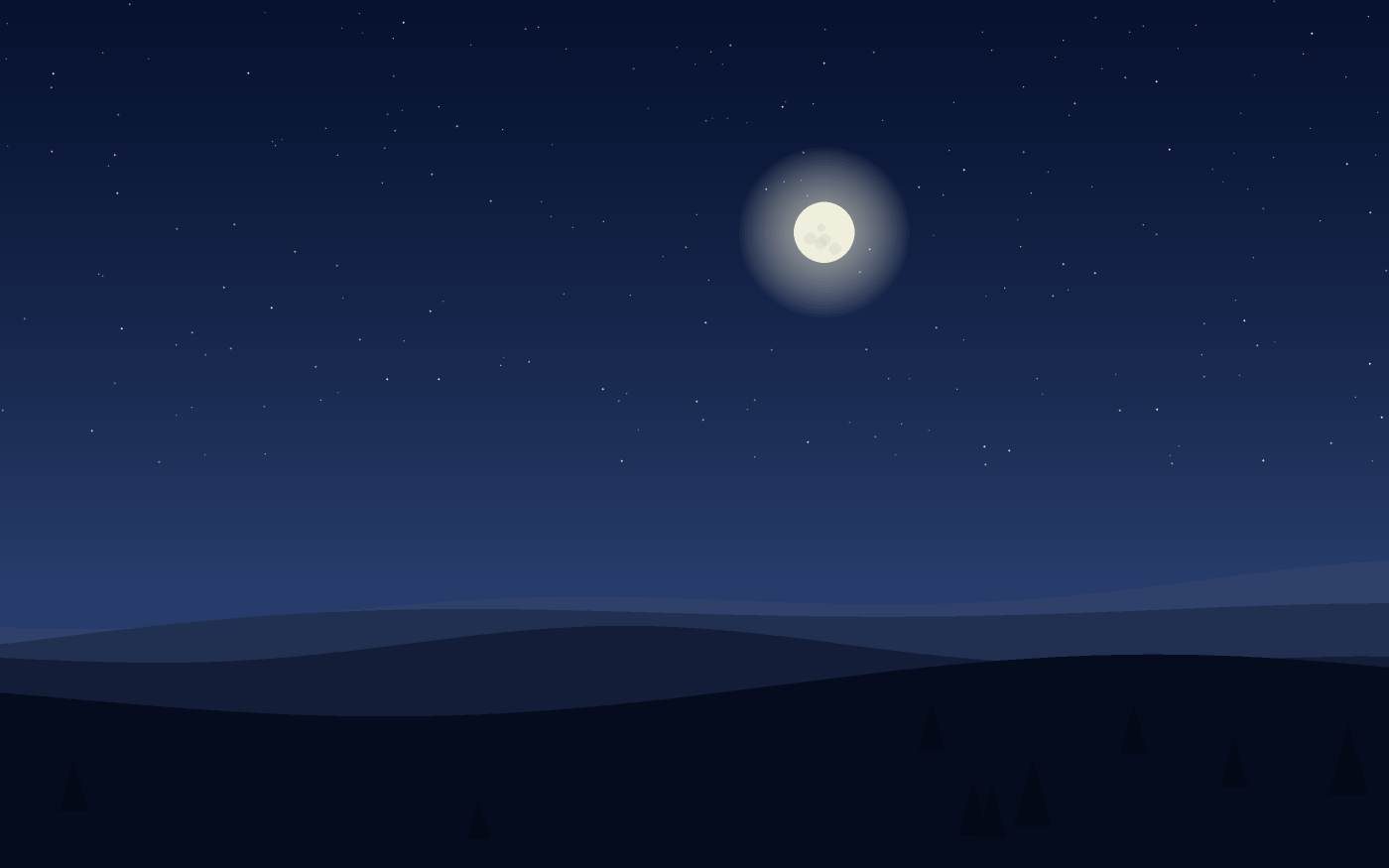 Ilustração de uma paisagem